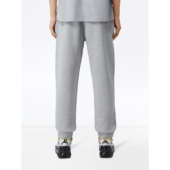 Burberry Interlocking TB Logo Men Size L Gray Track Jogger Sweatpants NWT $630 - Picture 3 of 10